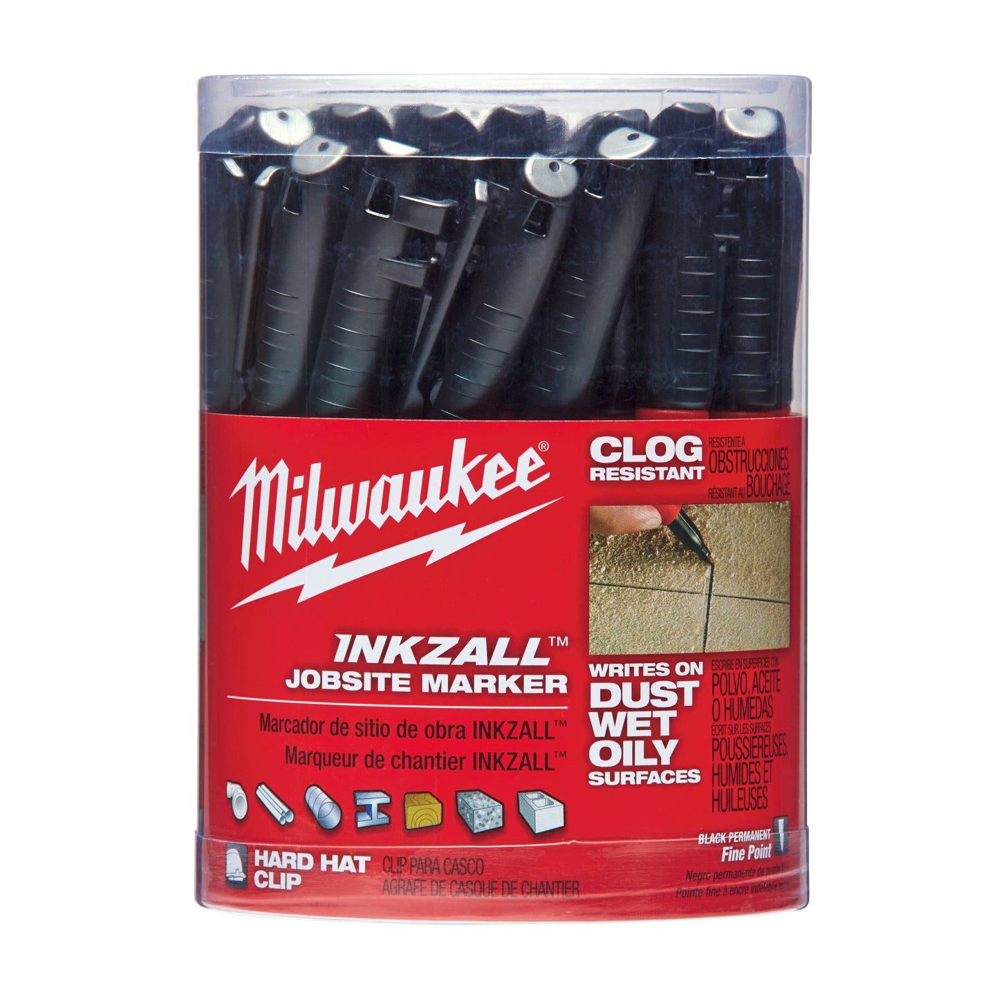 Milwaukee INKZALL™ markers INKZALL™ marker black - 1 pc - gartengeraete.jetzt  - 