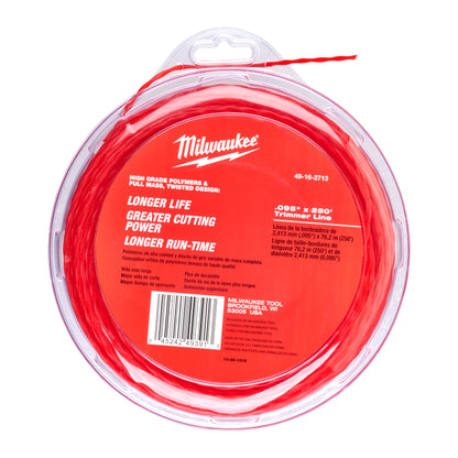 Milwaukee Trimmerdraad 2,4 mm x 76 m - 1 Stück - gartengeraete.jetzt  - 