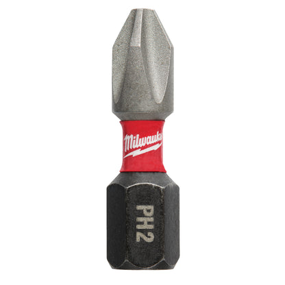 Milwaukee SHOCKWAVE™ IMPACT DUTY Schraubbits PH2 x 25 mm - 2 Stück - gartengeraete.jetzt  - Milwaukee