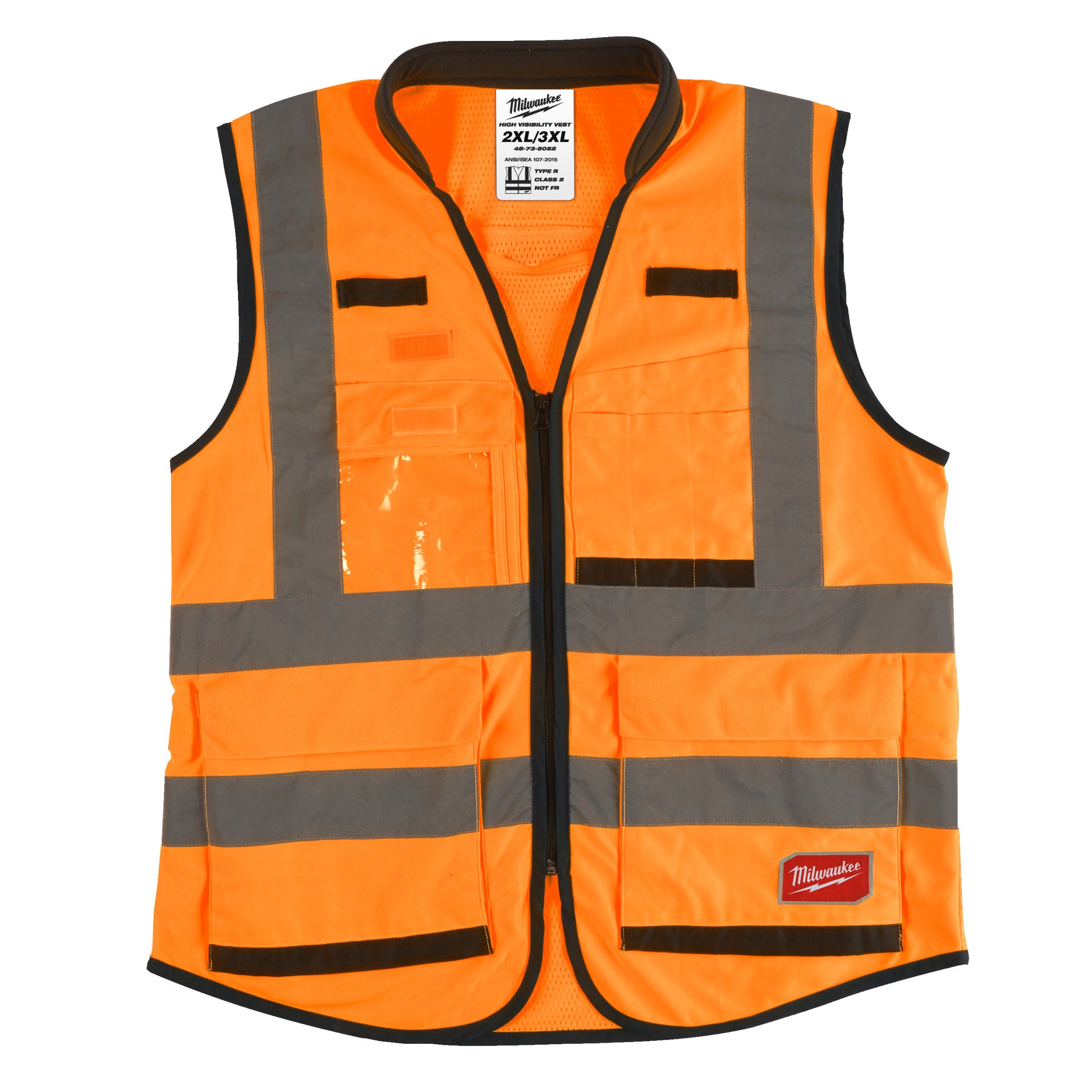 Milwaukee Premium High-Visibility Vest Orange - 2XL/3XL - gartengeraete.jetzt  - Milwaukee