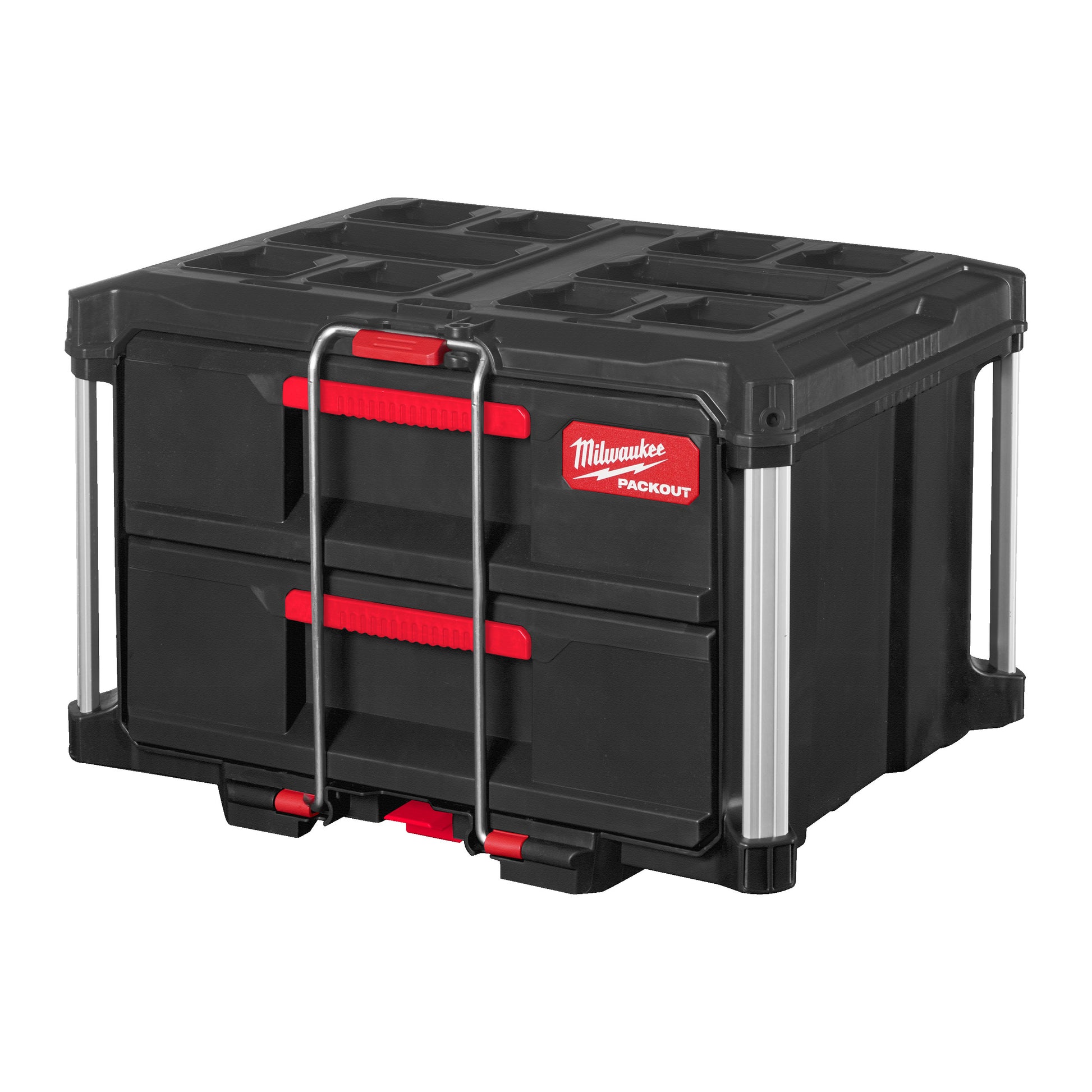 Milwaukee PACKOUT™ Werkzeugkoffer mit zwei Schubladen Packout 2 Drawer Tool Box - gartengeraete.jetzt  - Milwaukee