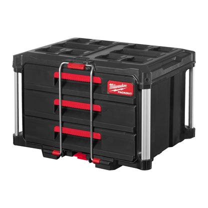 Milwaukee PACKOUT™ Werkzeugkoffer mit drei Schubladen Packout 3 Drawer Tool Box - gartengeraete.jetzt  - Milwaukee