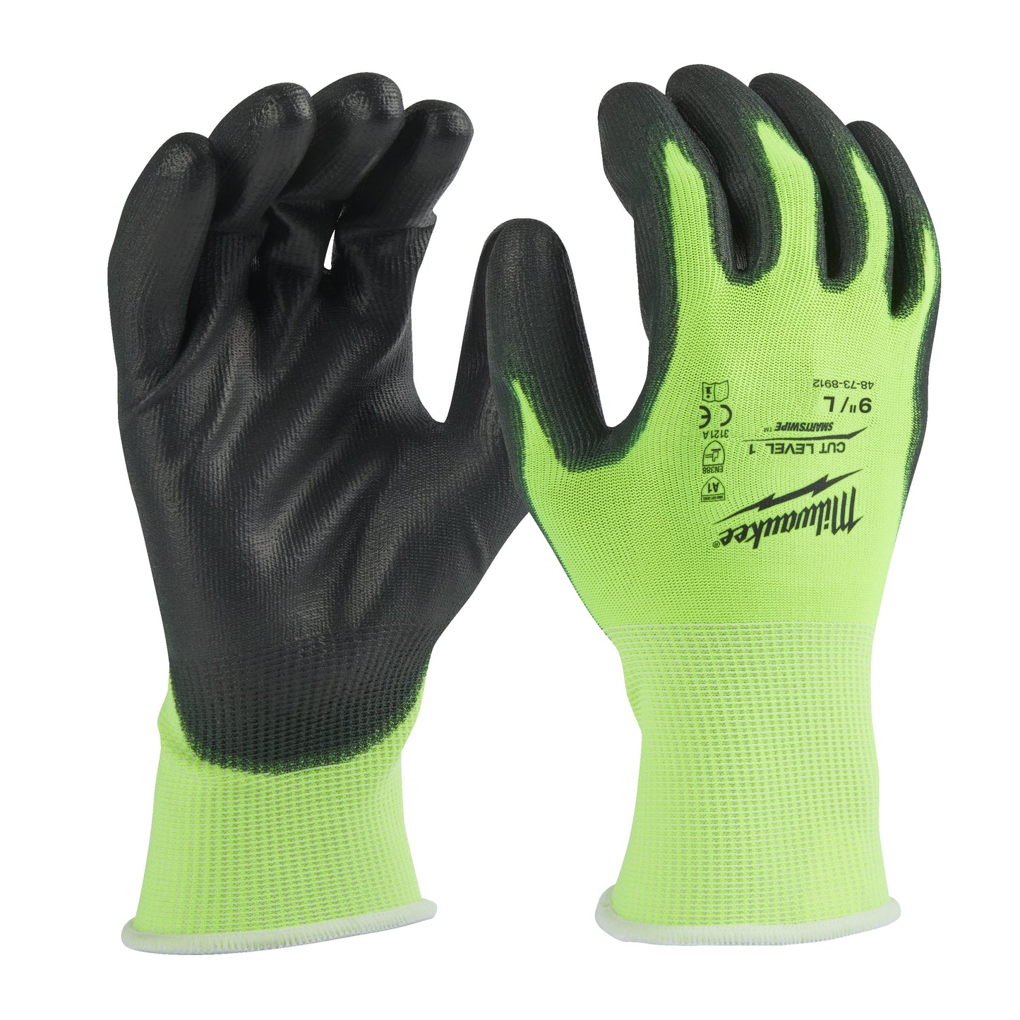 MILWAUKEE® Hi-Vis Cut A Handschuhe 9/L - gartengeraete.jetzt  - Milwaukee