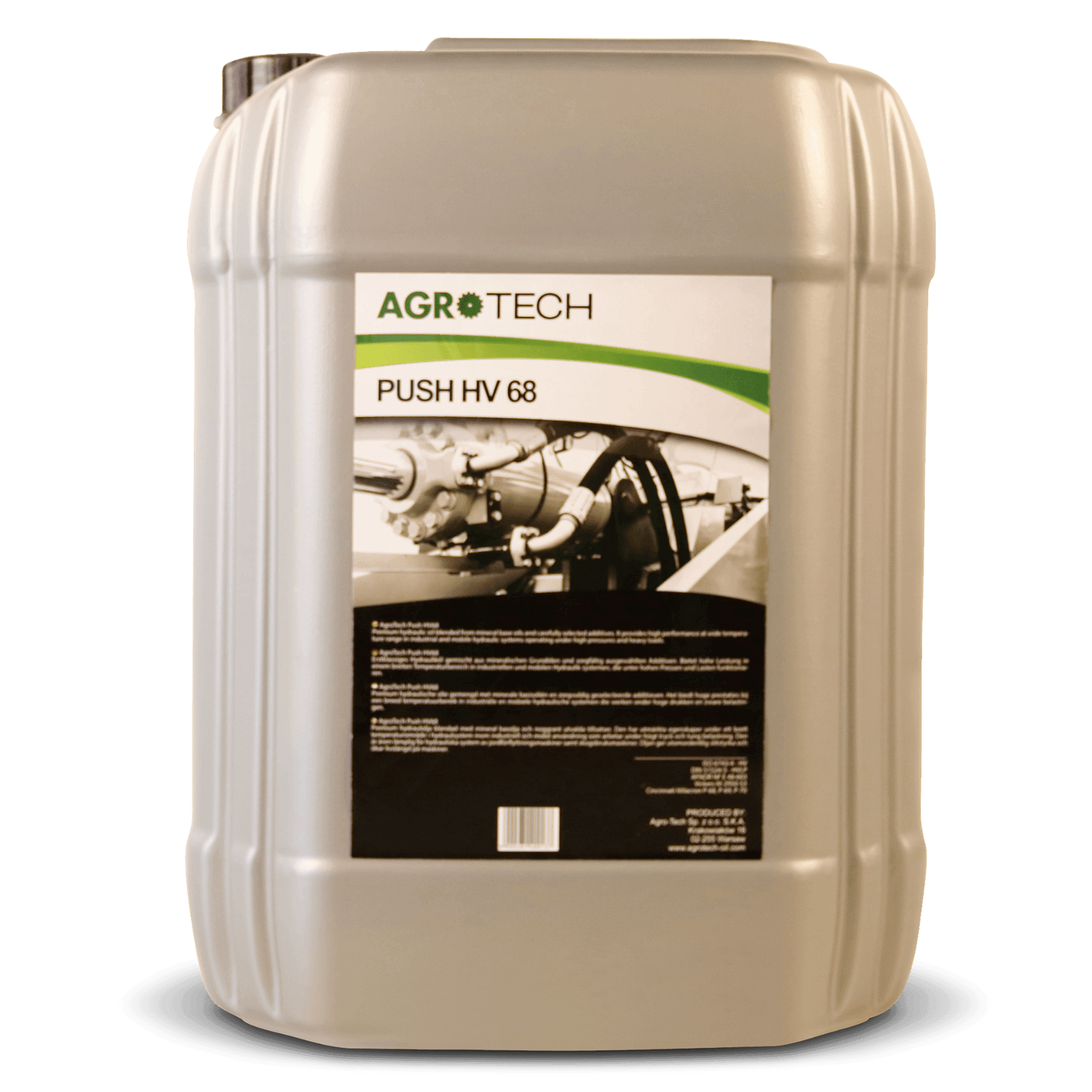 AgroTech Öl Push HV68 Hydraulic - 20 Liter - gartengeraete.jetzt  - AgroTech