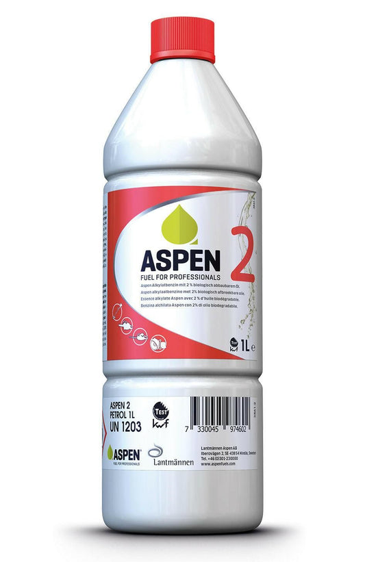 Aspen 2 Haltbarer Kraftstoff - 1 Liter - gartengeraete.jetzt  - Aspen