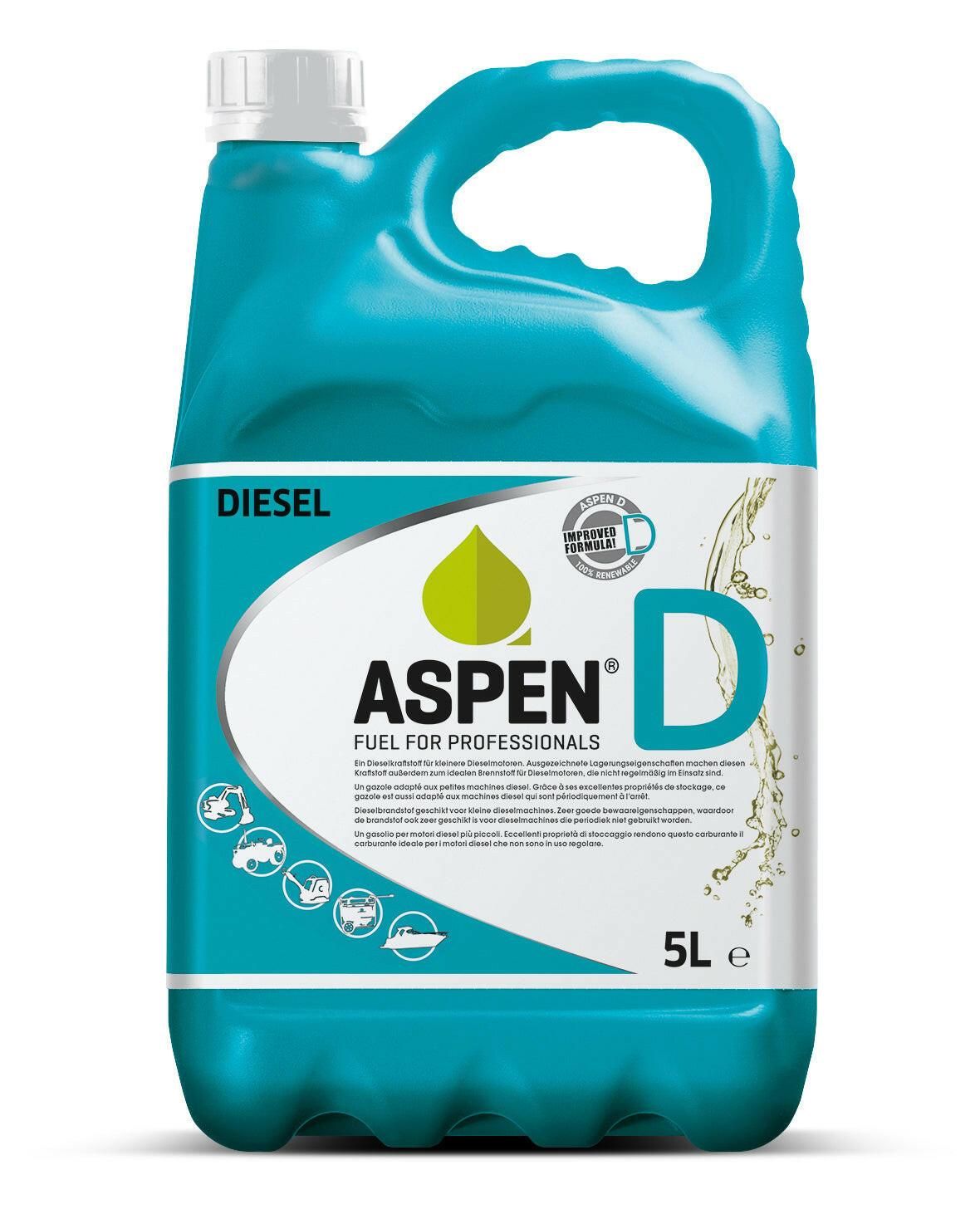 Aspen D Dieselkraftstoff - 5 liter - gartengeraete.jetzt  - Aspen