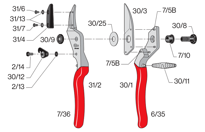 Felco 31 Amboss-Schere - gartengeraete.jetzt  - 