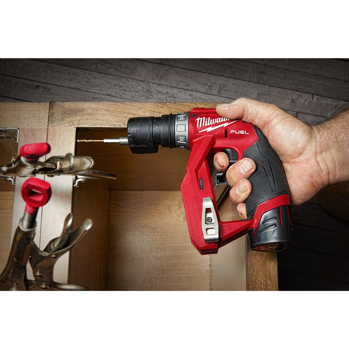 Milwaukee M12 FUEL™  Installationbohr-/Schraubmaschine mit Wechselköpfen FDDXKIT-202X - gartengeraete.jetzt  - 