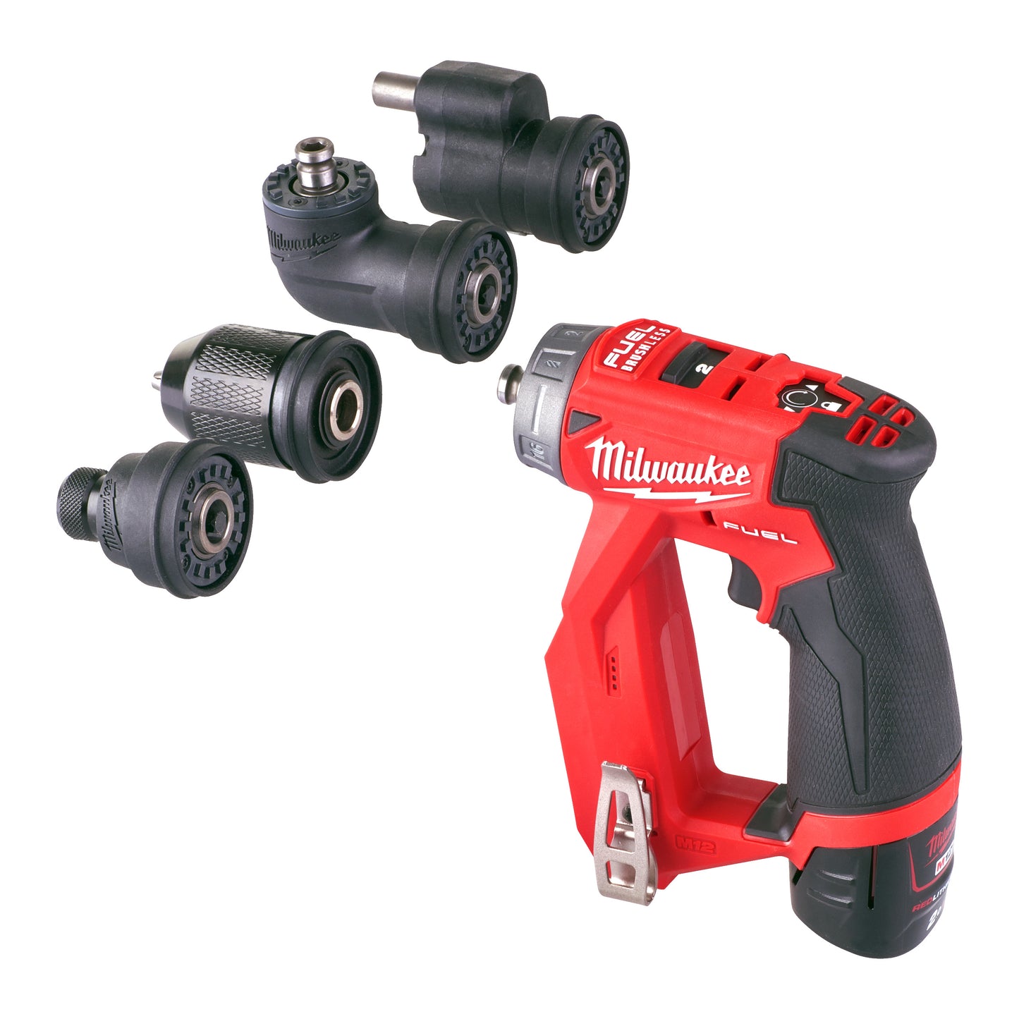 Milwaukee M12 FUEL™  Installationbohr-/Schraubmaschine mit Wechselköpfen FDDXKIT-202X - gartengeraete.jetzt  - Milwaukee