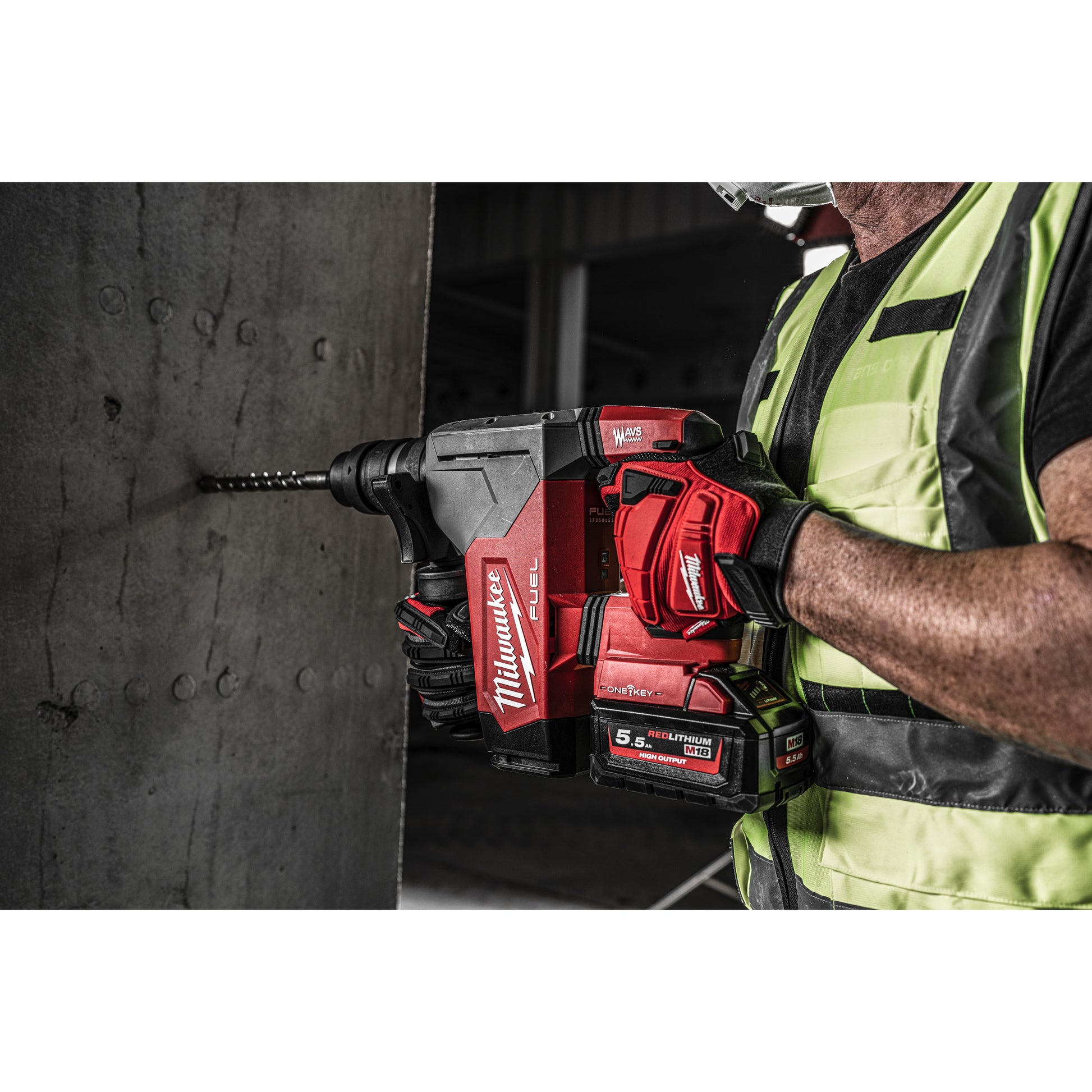 Milwaukee M18 FUEL™ leistungsstarker 4-Mode 32 mm SDS-Plus Hammer mit ONE-KEY™ und FIXTEC™ Bohrfutter - gartengeraete.jetzt  - 