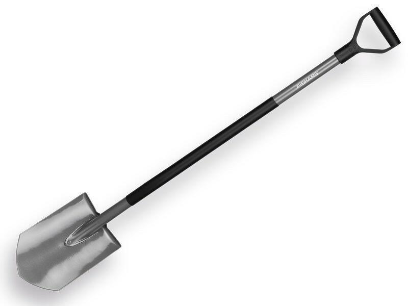 Fiskars Spade spitz rund ergonomisch - 125cm - gartengeraete.jetzt  - Fiskars