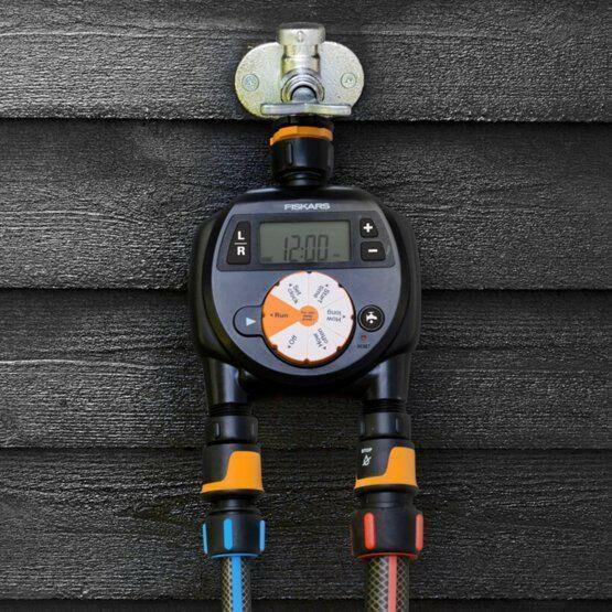 Fiskars Wassertimer mit Doppelaustritt - gartengeraete.jetzt  - 